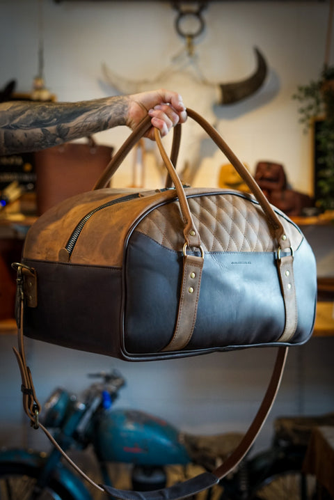 Rancher Duffle (Two Tone: Chocolate Mocha + Brown Sugar Brown)