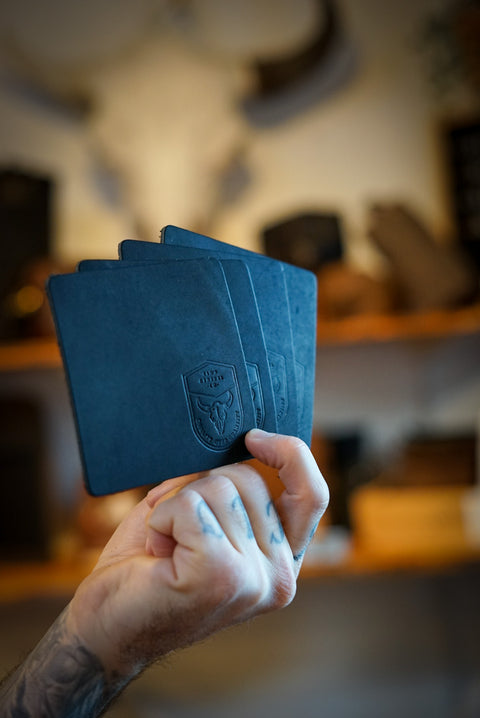 Coasters (Square/Bison/Flat Black)