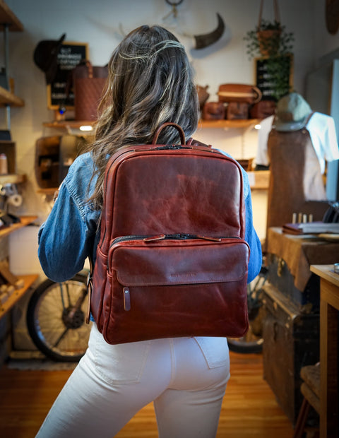 Commuter Backpack (Hurricane Cherry Cola)