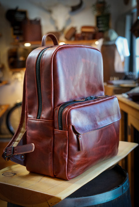 Commuter Backpack (Hurricane Cherry Cola)