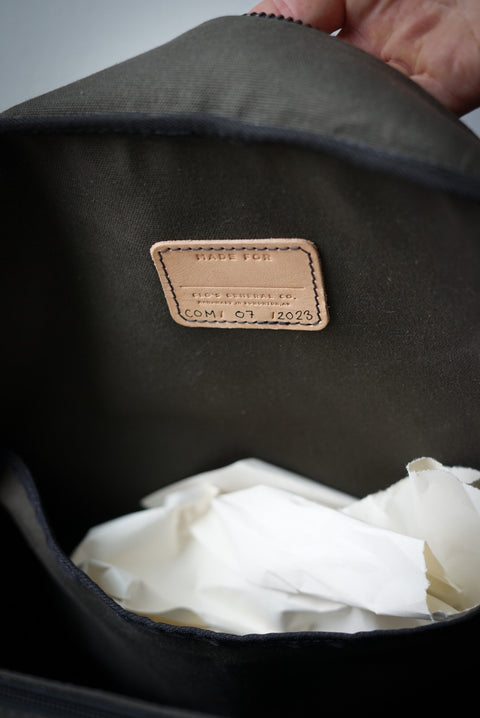 Commuter Backpack (Diamond Stitch: Horween Black)