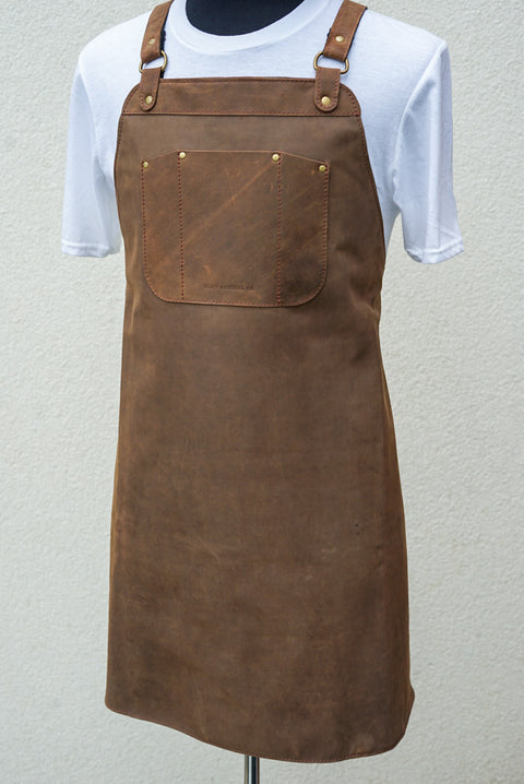 Apron (Crazyhorse Brown/Full-Grain Leather Apron)