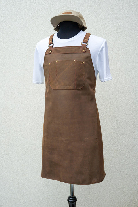 Apron (Crazyhorse Brown/Full-Grain Leather Apron)