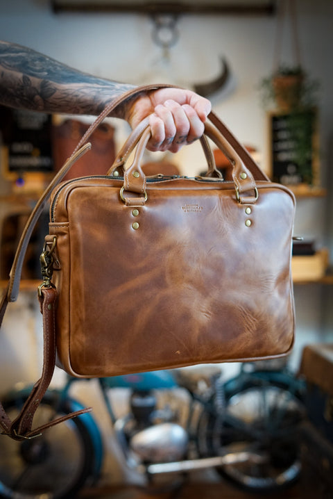 Essential Work Bag ("Horween" Chestnut Tan)