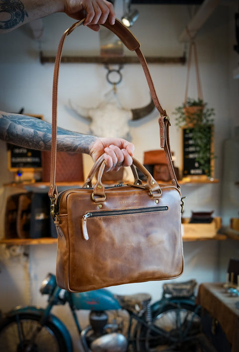 Essential Work Bag ("Horween" Chestnut Tan)