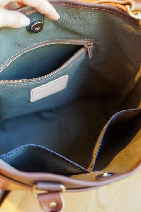 Handbag (Dark Pebbled Brown)