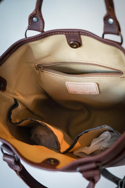 Handbag (Dark Pebbled Brown)