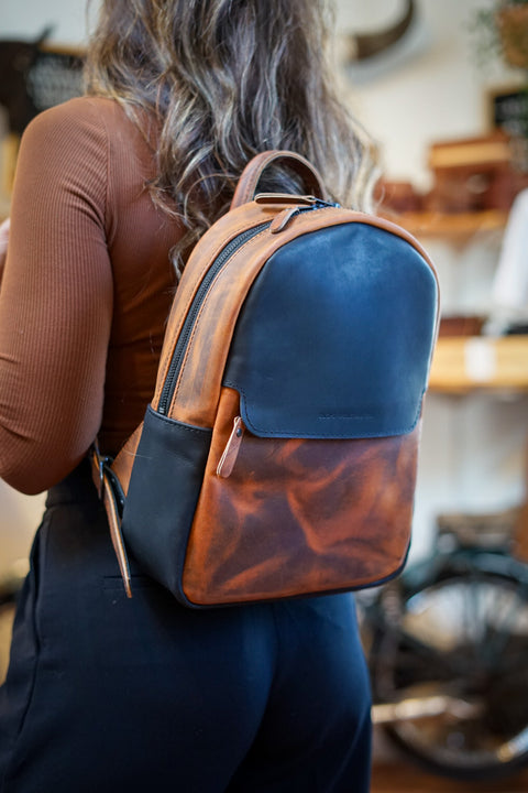 Mini Venture Backpack (Flat Black + Hillybilly Copper)