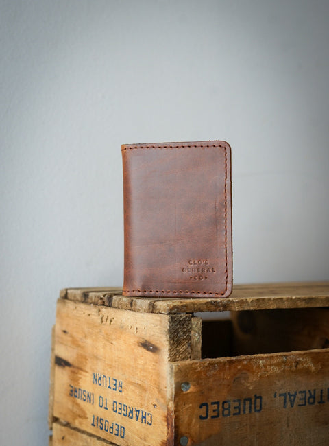 Mini Trucker Wallet (Hurricane Chestnut + Flat Black)