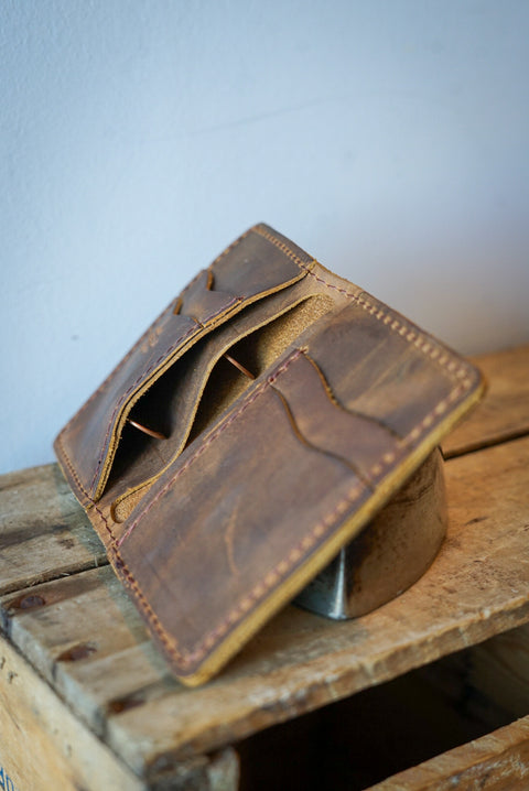 Mini Trucker Wallet (Tobacco Brown)