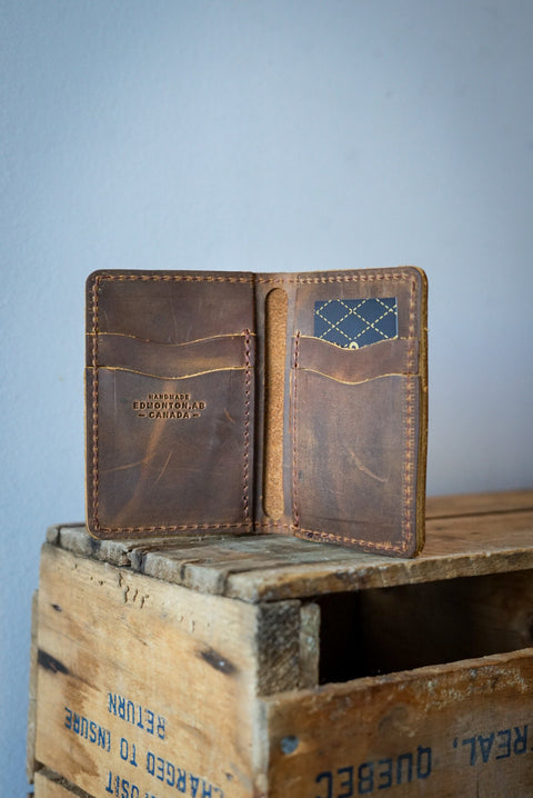 Mini Trucker Wallet (Tobacco Brown)