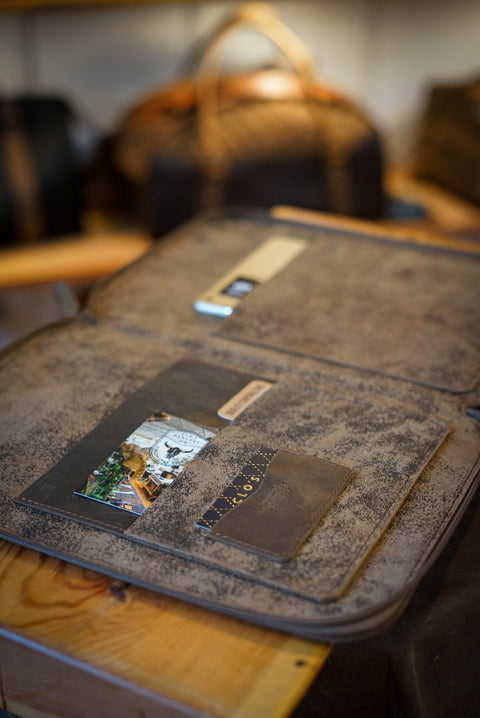 Padfolio (Two Tone: Rebel Rust + Vintage Brown)