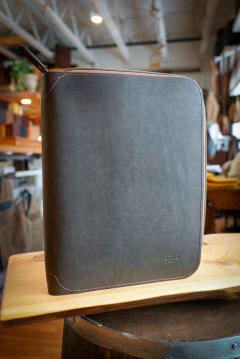 Padfolio (Frontier Evergreen + Horween Black)