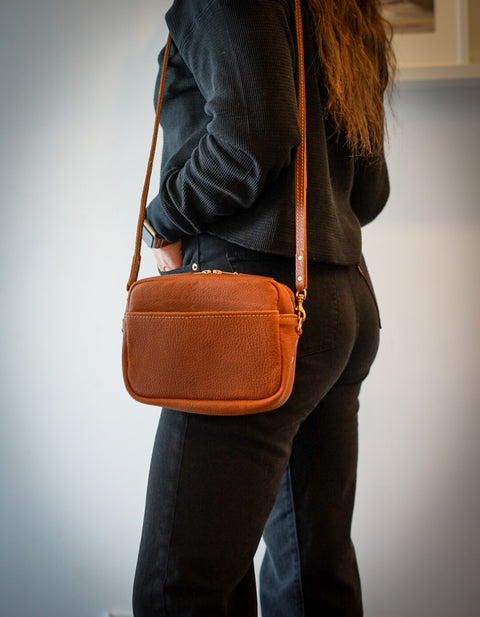 Rectangle Bag (Pebbled Canyon Tan)