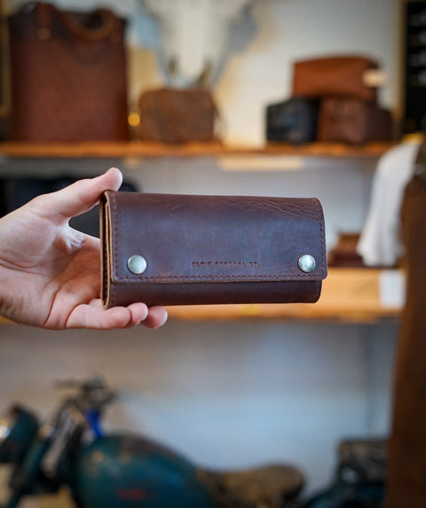 Trifold Long Wallet (Hardtimes Brown)