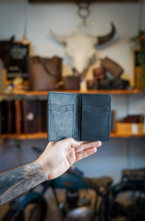 Mini Trucker Wallet (Flat Black)