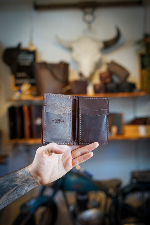 Mini Trucker Wallet (Oro Logger Brown)