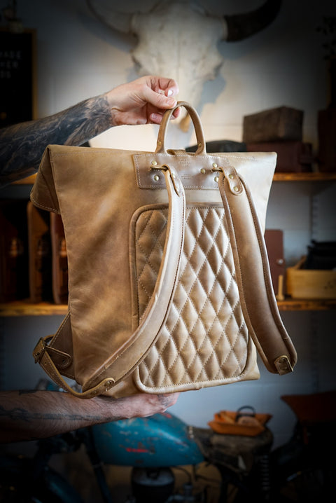 Rolltop Backpack (Tobacco Brown)