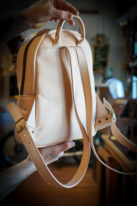 Mini Venture Backpack (Natural Veg Tan)