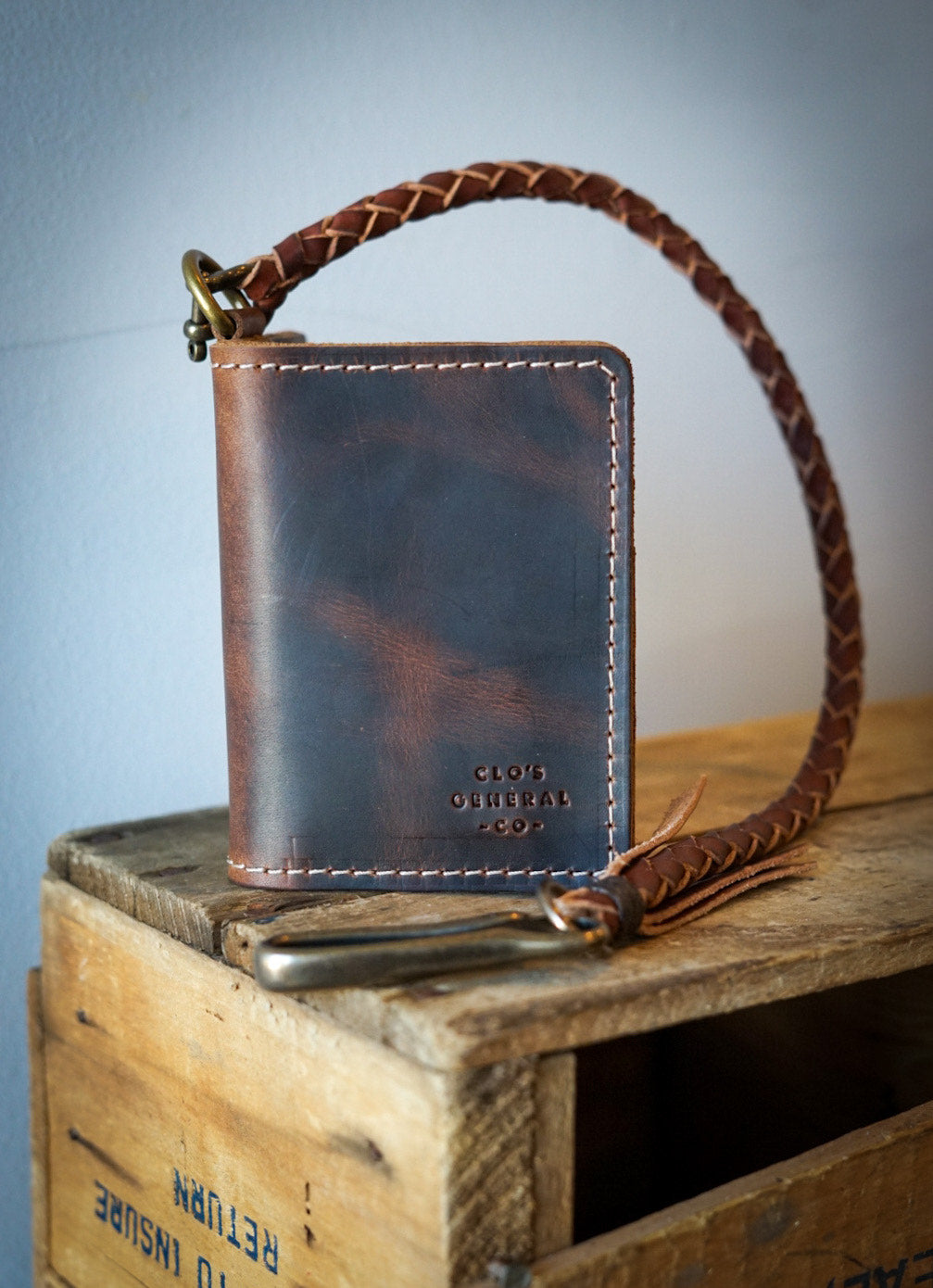 Wallets With Lanyards – Clo's General Leather Co.