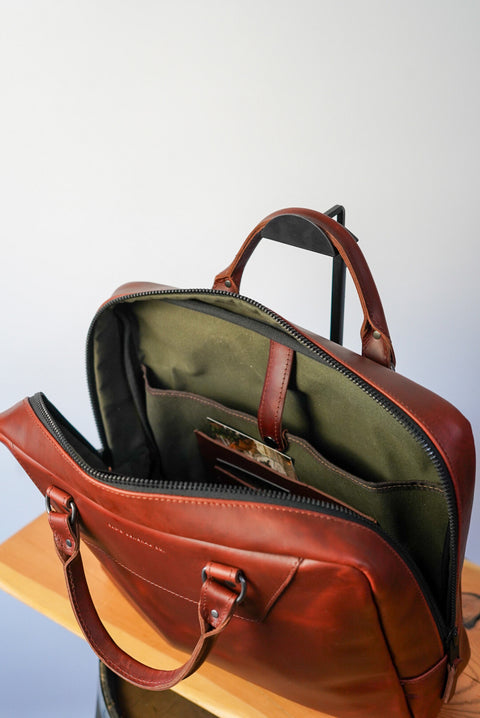 Business Bag (Oxblood)
