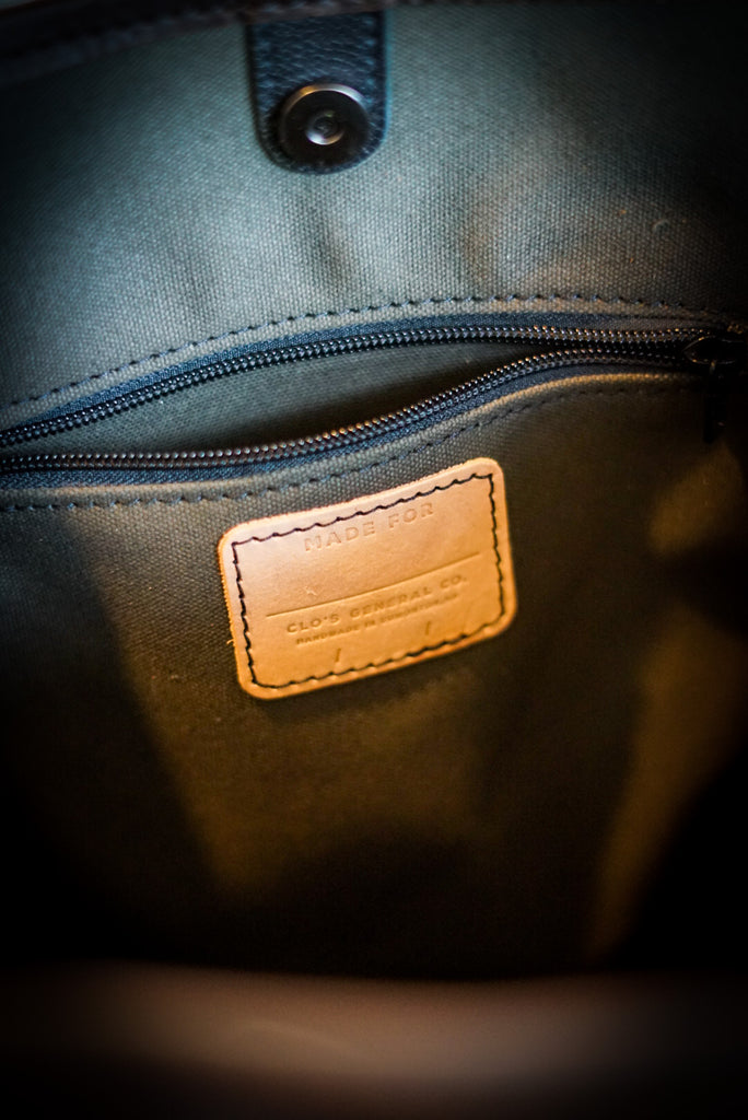 Tote Bag (Diamond Stitch: Espresso Brown/Pebbled Black)