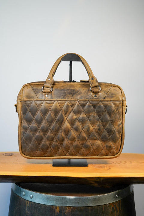 Essential Work Bag (Diamond Stitch: Hillbilly Sepia)
