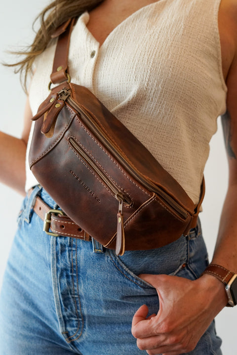 Fanny Pack ("Hardtimes Brown)