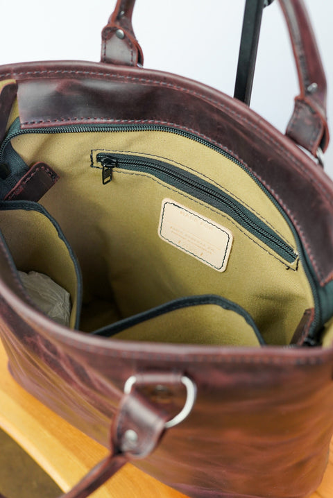 Handbag (Diamond Stitch: Merlot)
