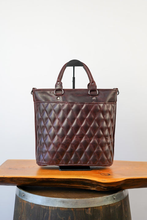 Handbag (Diamond Stitch: Merlot)