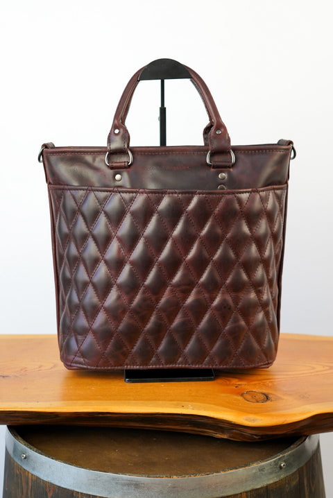 Handbag (Diamond Stitch: Merlot)