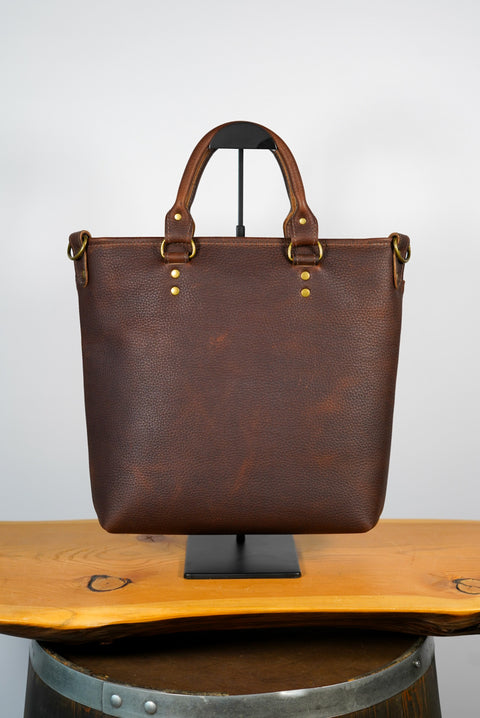Handbag (Pebbled Kodiak Brown)