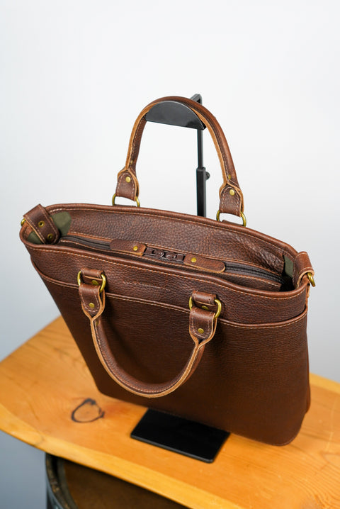 Handbag (Pebbled Kodiak Brown)