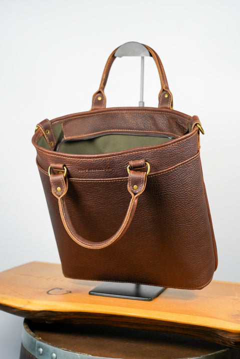 Handbag (Pebbled Kodiak Brown)