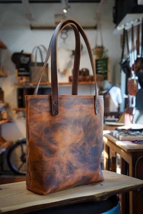 Tote Bag (Diamond Stitch: Hillybilly Copper)