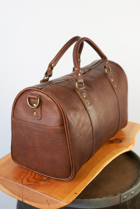 Overnighter Duffle (Dark Amber Whiskey)