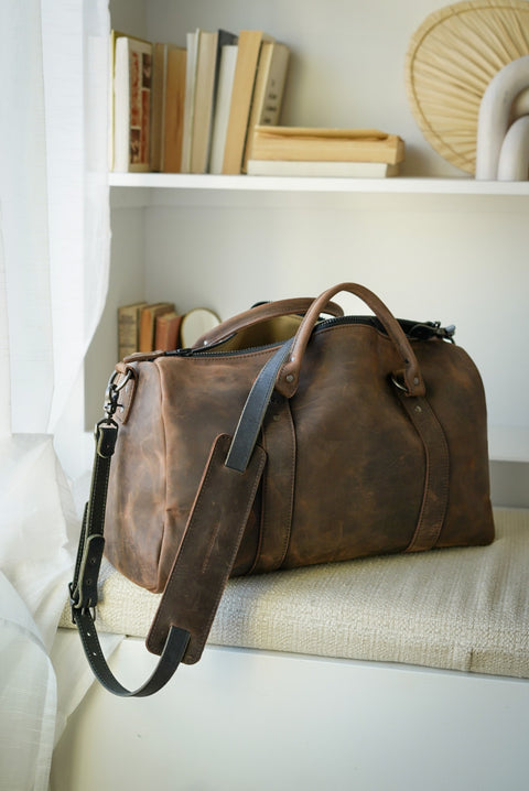 Overnighter Duffle ("Gaucho" Brown)