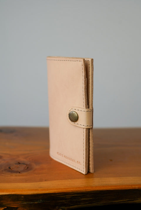 Passport Wallet (Natural Veg Tan)