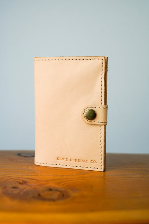 Passport Wallet (Natural Veg Tan)