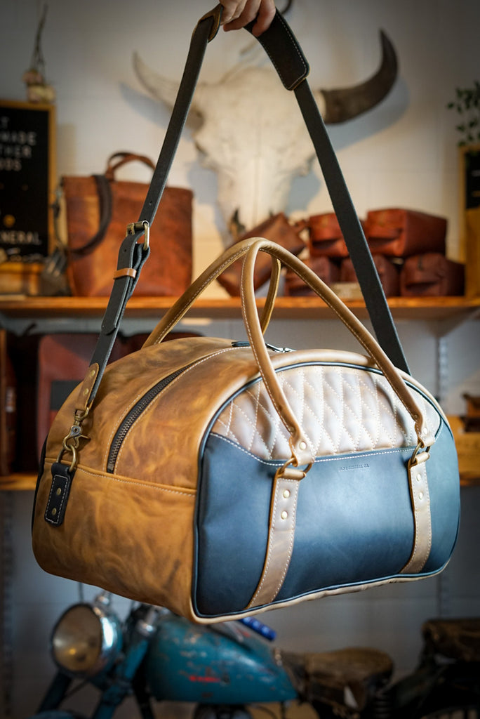 Rancher Duffle (Tobacco Brown + Flat Black Accents)
