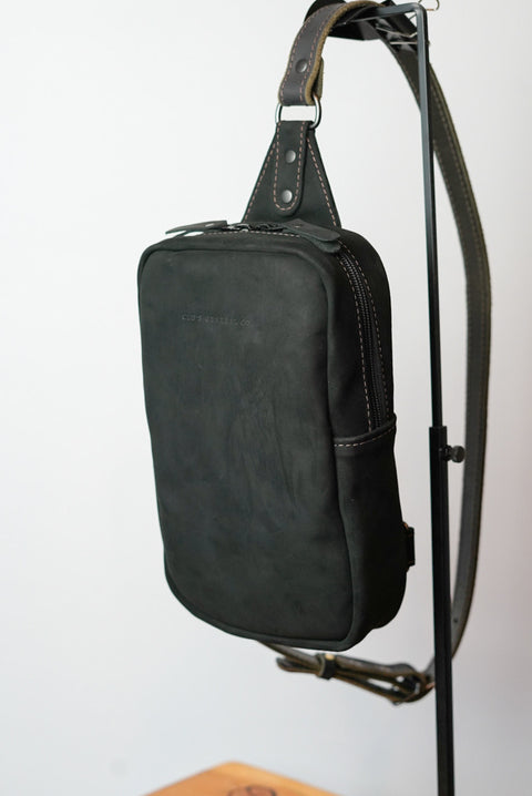 Sling Bag (Nubuck: Midnight Black)