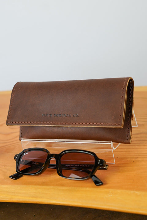 Sunglass Case (Dark Amber Harness)
