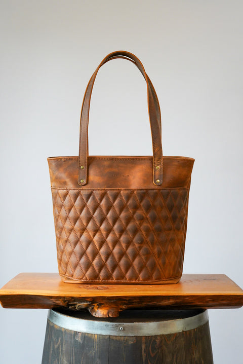 Tote Bag (Diamond Stitch: Old Soul Tobacco)