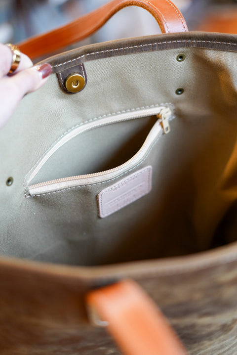 Tote Bag (Full-grain Buffalo: Brown)