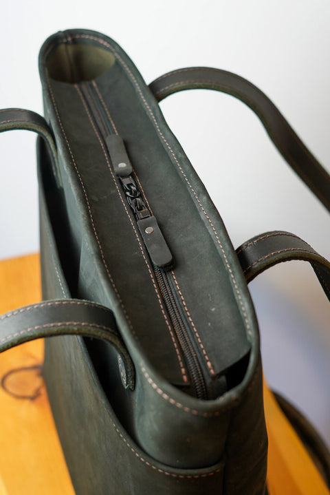 Tote Bag (Midnight Black Nubuck)