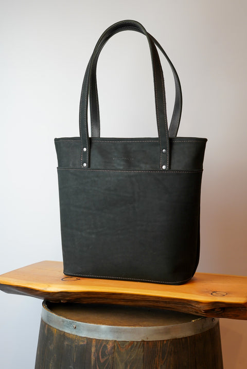 Tote Bag (Midnight Black Nubuck)