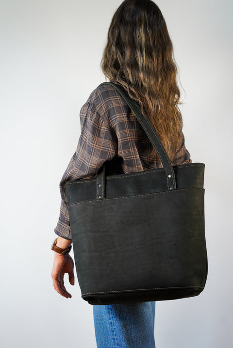Tote Bag (Midnight Black Nubuck)