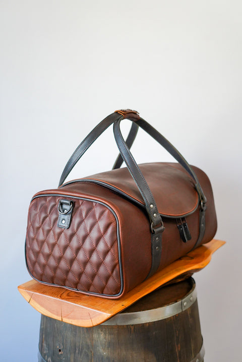 Weekend Warrior: "U-Shape" Opening (Two Tone: Pebbled Kodiak + Cigar Black)