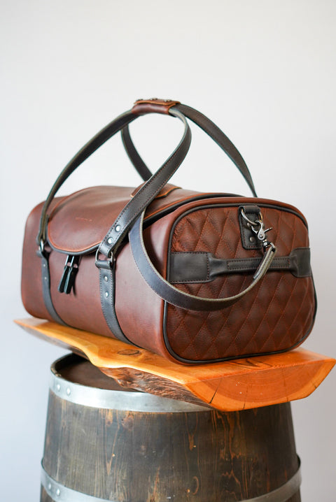 Weekend Warrior: "U-Shape" Opening (Two Tone: Pebbled Kodiak + Cigar Black)
