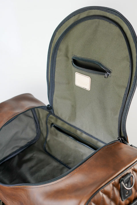 Weekend Warrior: "U-Shape" Opening (Two Tone: Espresso Brown + Cigar Black)